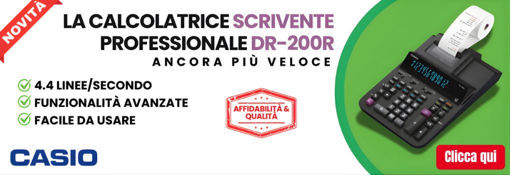 Casio calcolatrice DR-200R